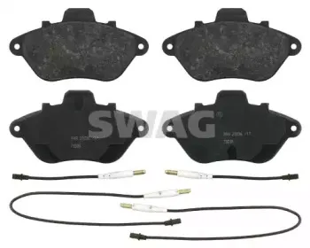 Комплект тормозных колодок, дисковый тормоз SWAG купить